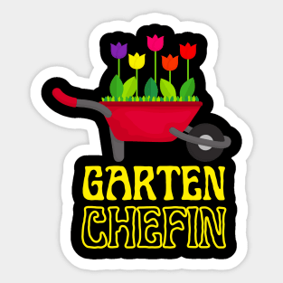 Garten Chefin Gartenarbeit Gärtnerin Hobby Sticker